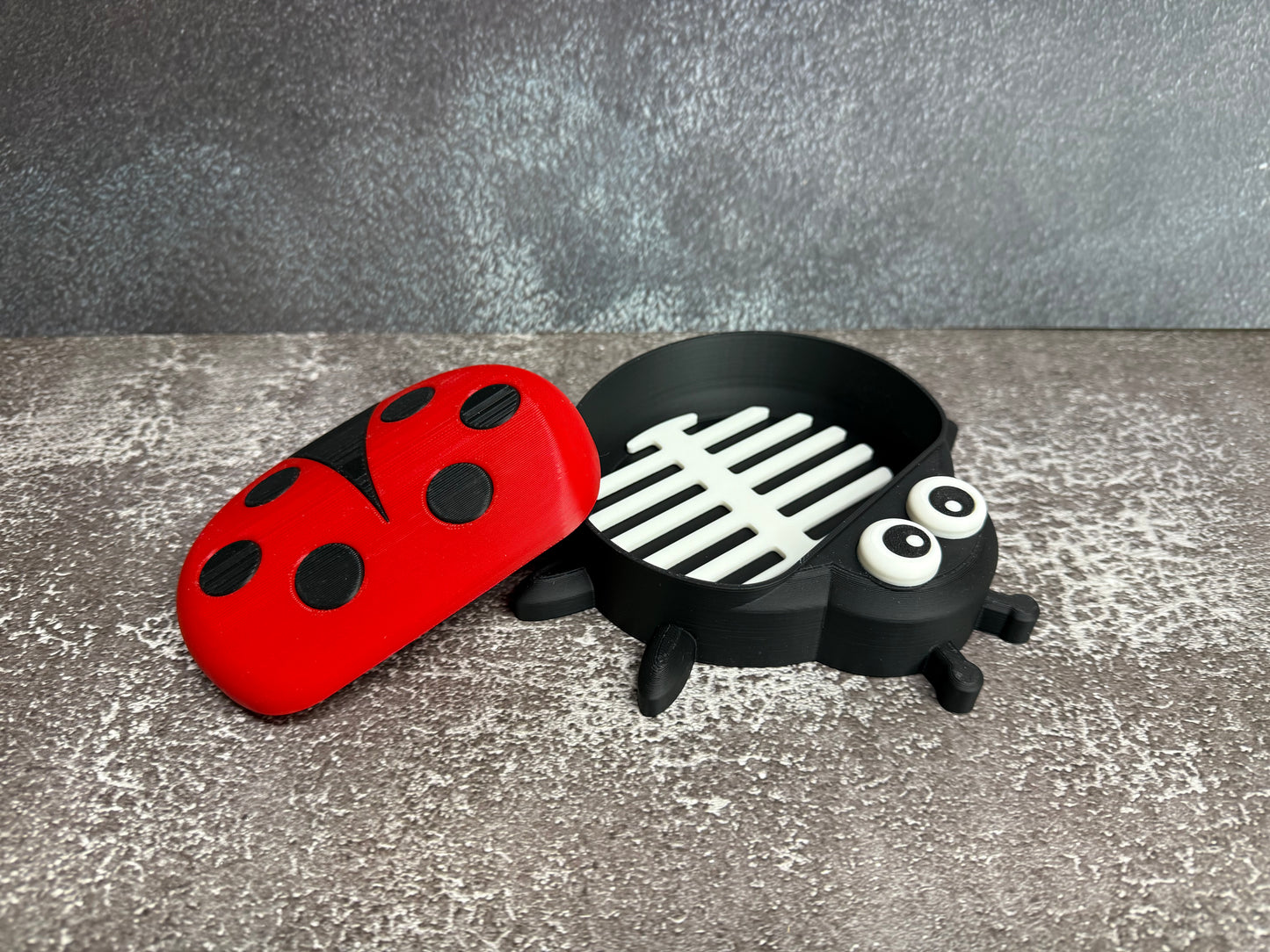 Ladybug Storage Box / Soap Holder