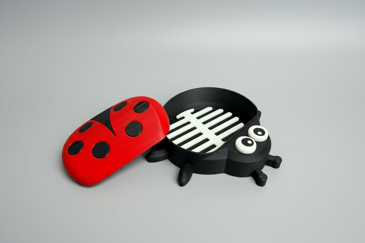 Ladybug Storage Box / Soap Holder