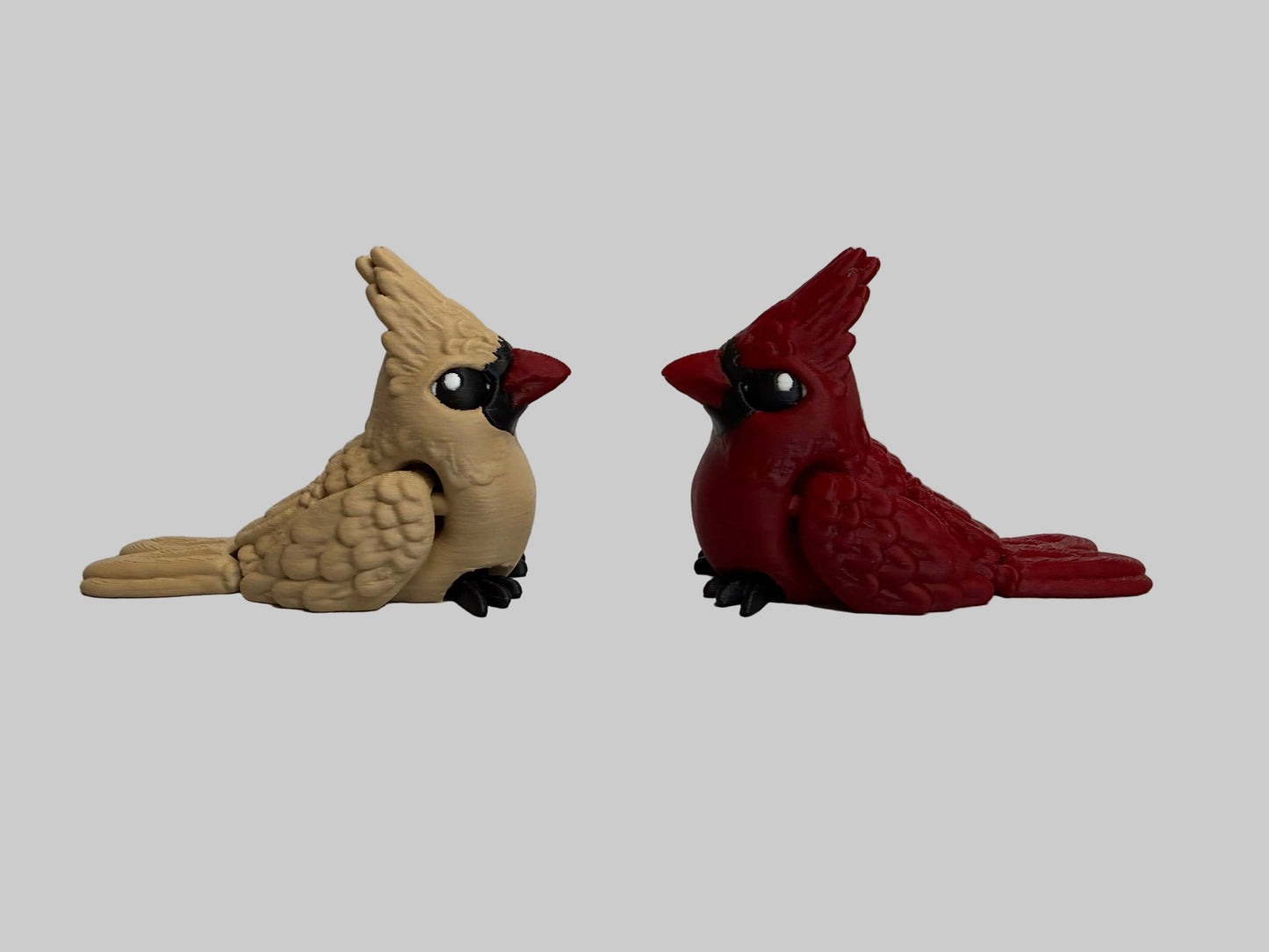 Holiday Cardinal set includes Male and Female