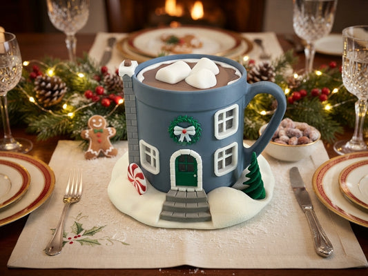 Light-Up Hot Chocolate Mug House