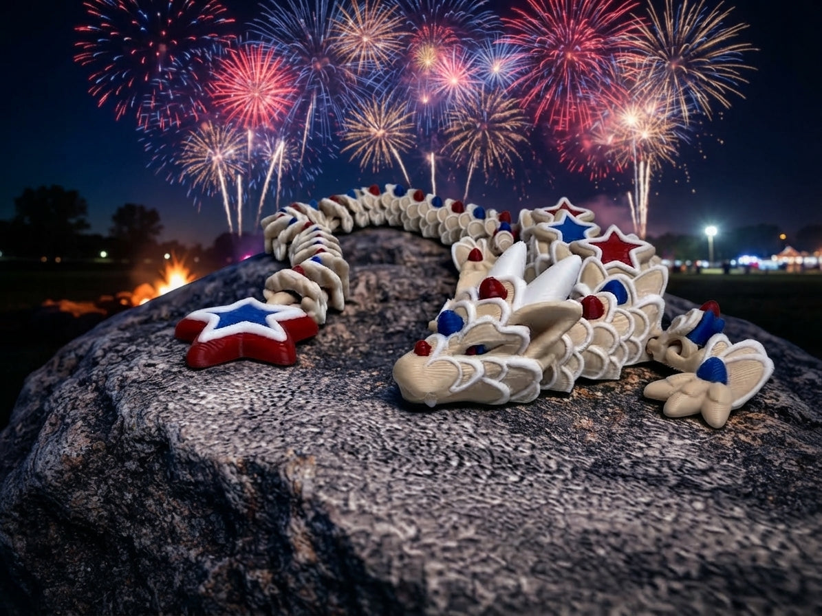 Articulated Star Cookie Dragon (2 sizes)