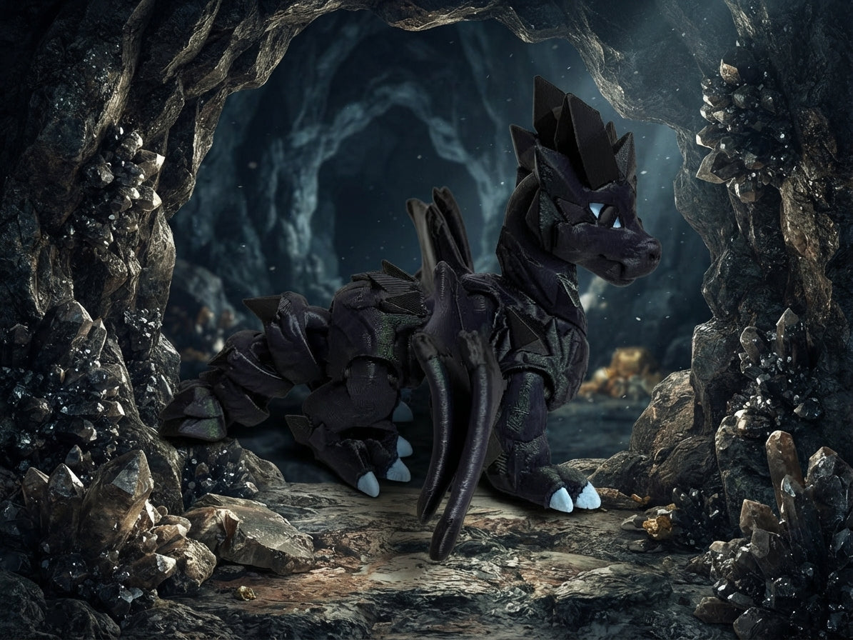 🖤 The Articulated Classic Crystal Dragon