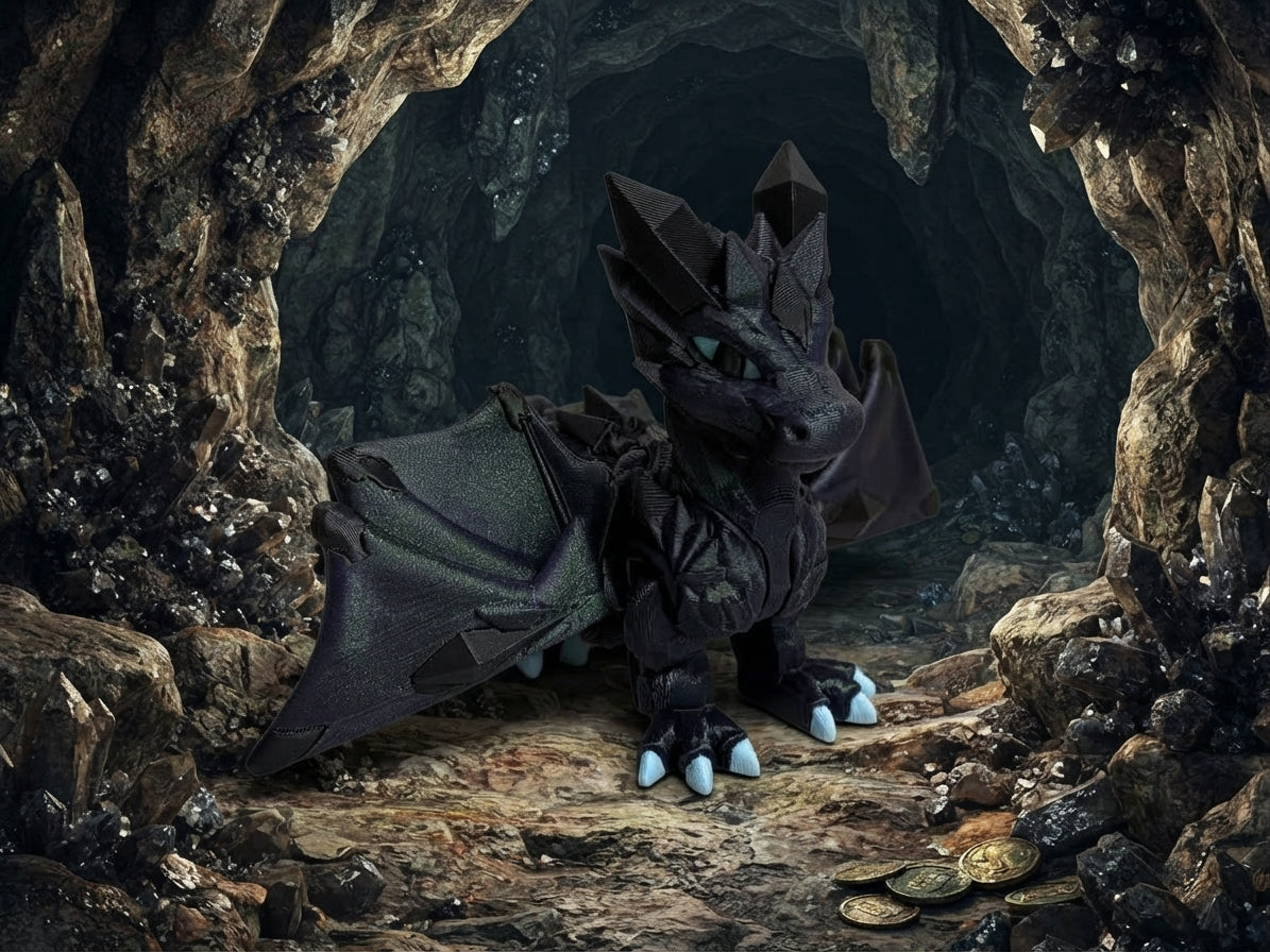 🖤 The Articulated Classic Crystal Dragon
